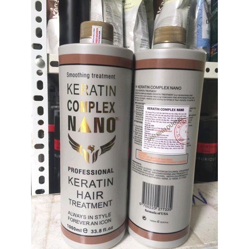 [ Tem cổ chai] Hấp ủ phục hồi tóc Keratin Complex Nano giá rẻ