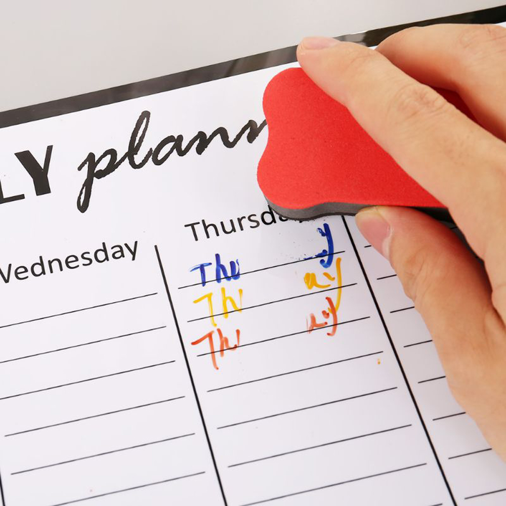 Multi-purpose Drawing Memo Pad Soft Notes Board Message Board Magnetic Whiteboard Weekly and Monthly Planner Fridge Sticker Planner Whiteboard