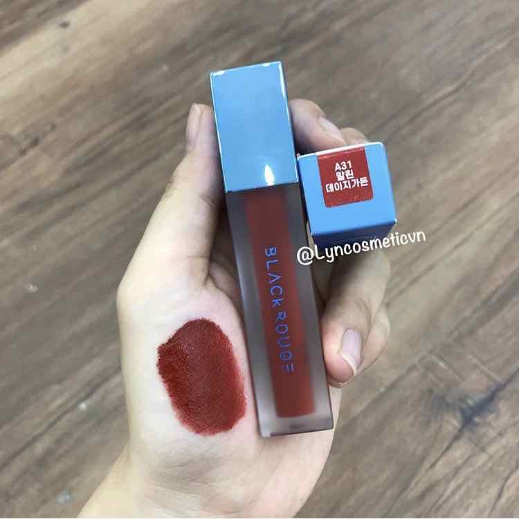 Son Black rouge ver6 màu A31 đỏ nâu