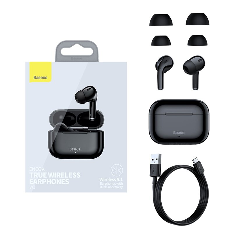 Tai nghe Bluetooth Baseus Encok True Wireless Earphone W3