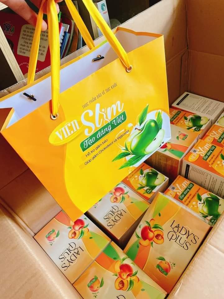 trà giảm cân lady plus tặng hộp dextoc [ cam kết vị ngon dễ uống ]