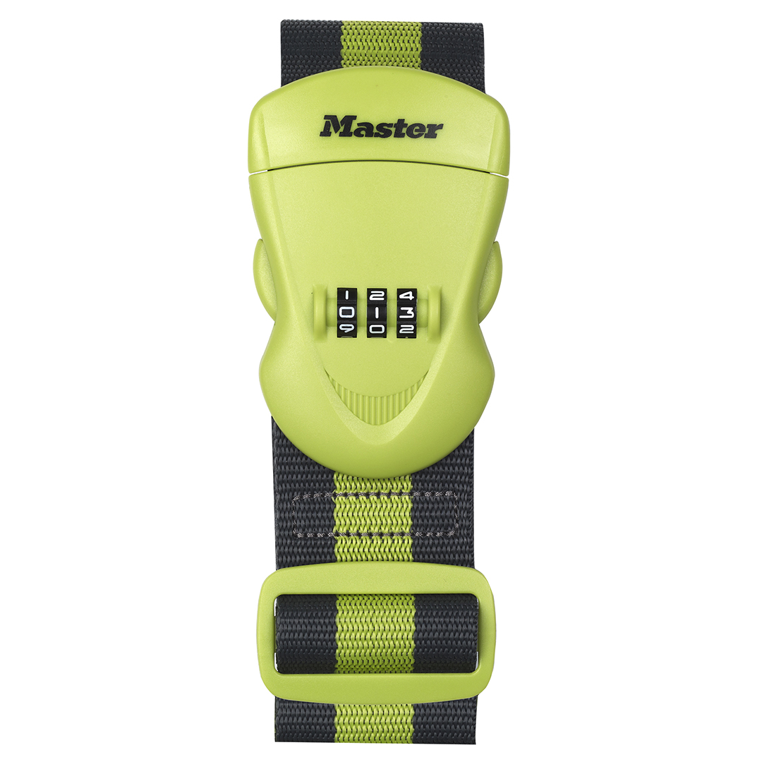 Dây đai ràng vali Master Lock 4701 EURDGRN có đầu khóa số - MSOFT