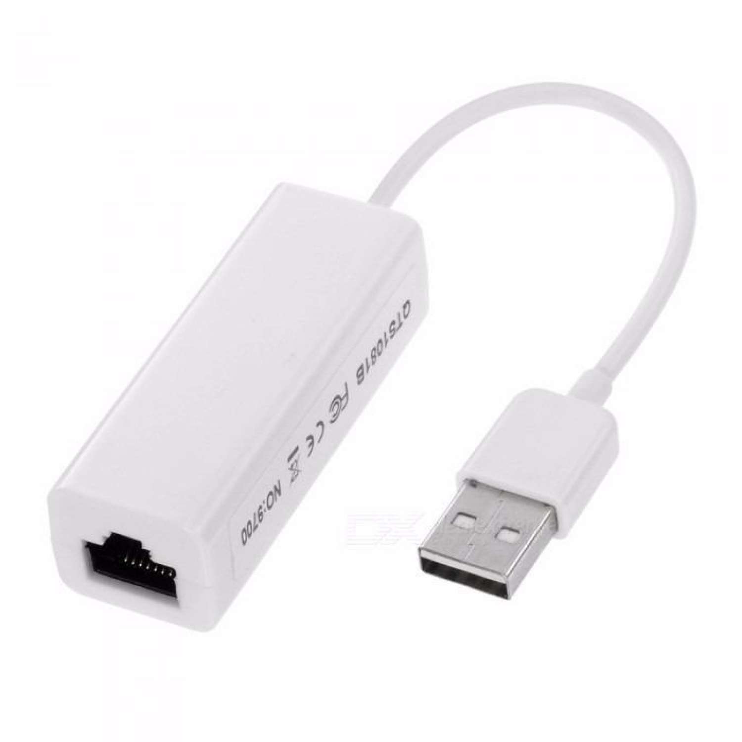 (HCM) USB LAN USB to LAN Bộ chuyển đổi USB ra LAN RJ45 (Trắng) USB 2.0