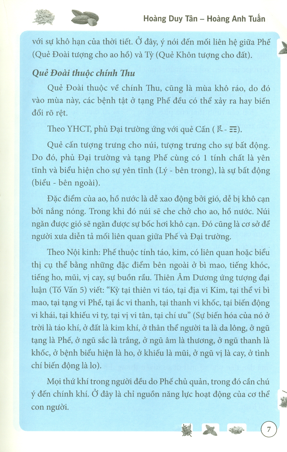 Phế Đại Trường Trong Đông Y