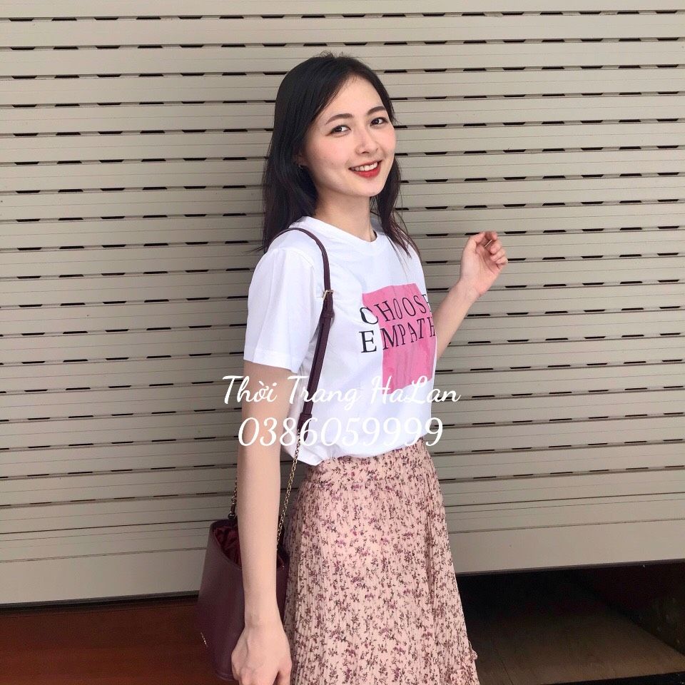 Áo Stradivarius cao cấp thun xuất phông - Nữ