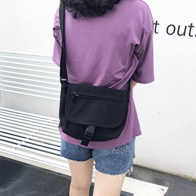 Túi vải trơn cavas ulzzang Hàn (có sẵn)