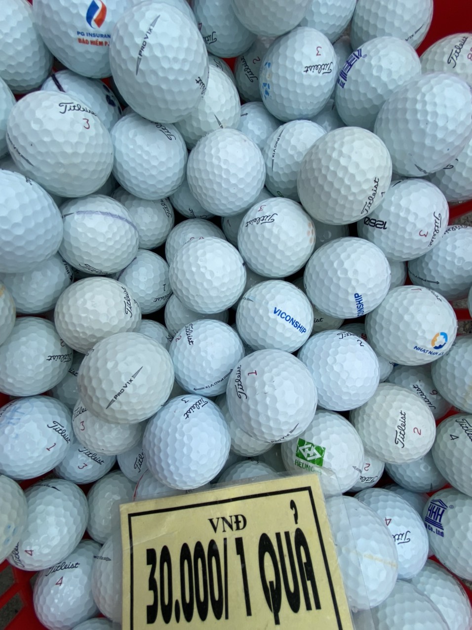 Bóng Golf Titleist PROV1 - Gía Tốt Combo10 bong