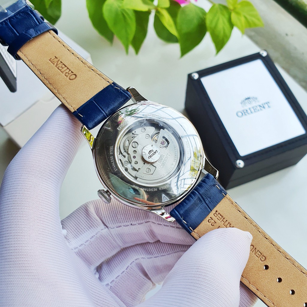 { RẺ VÔ ĐỐI }{ BẢO TÍN ĐỒNG HỒ SHOP SỊN LAZADA }  Đồng hồ nam dây da Orient Caballero { orient patek seiko sk }