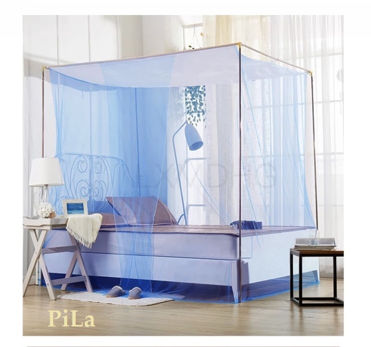 Mùng ngủ lưới a 1m8x 2m2 kiểu không cửa giăng dây