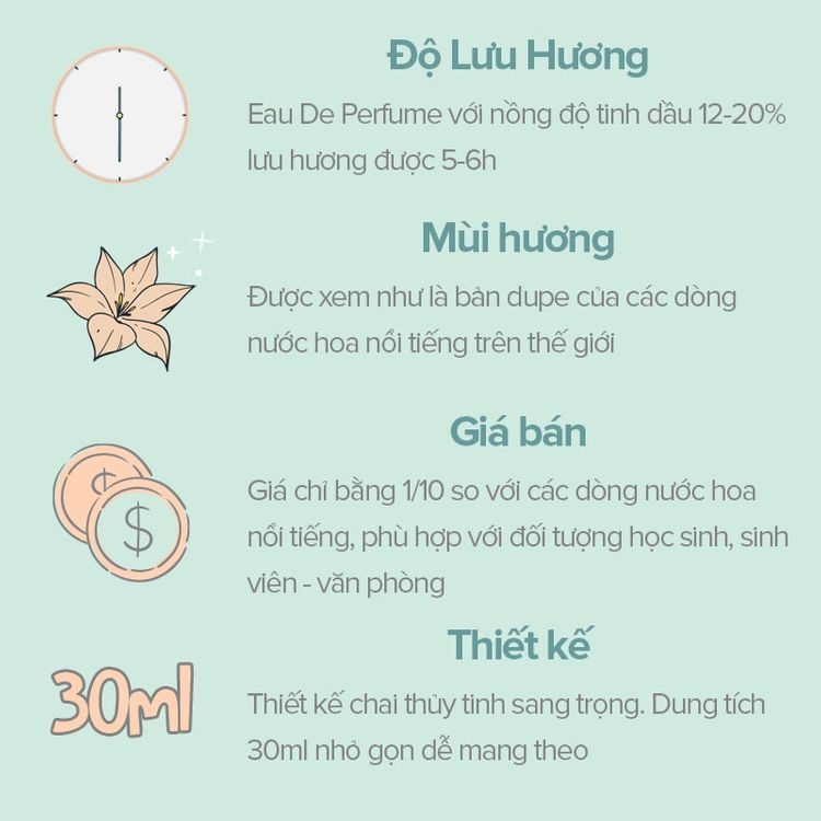 [Full Mùi]Nước Hoa Dạng Xịt Pinker Bell Korea Eau The Parfum 30ml