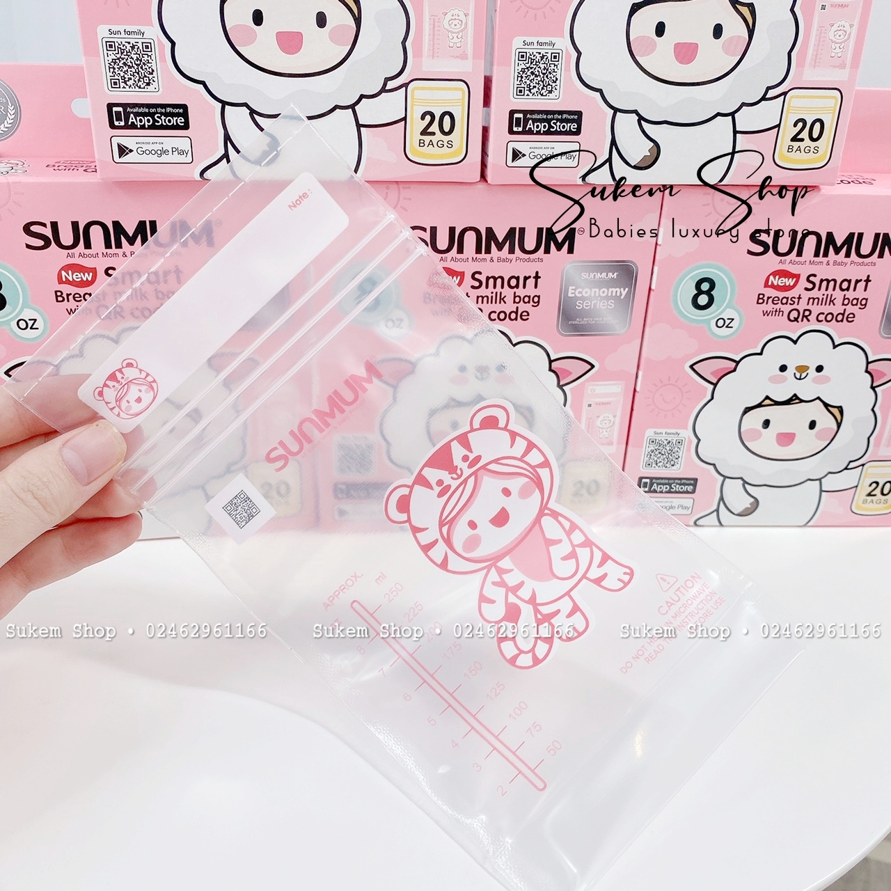 Túi Trữ Sữa Sunmum 100Ml/250Ml