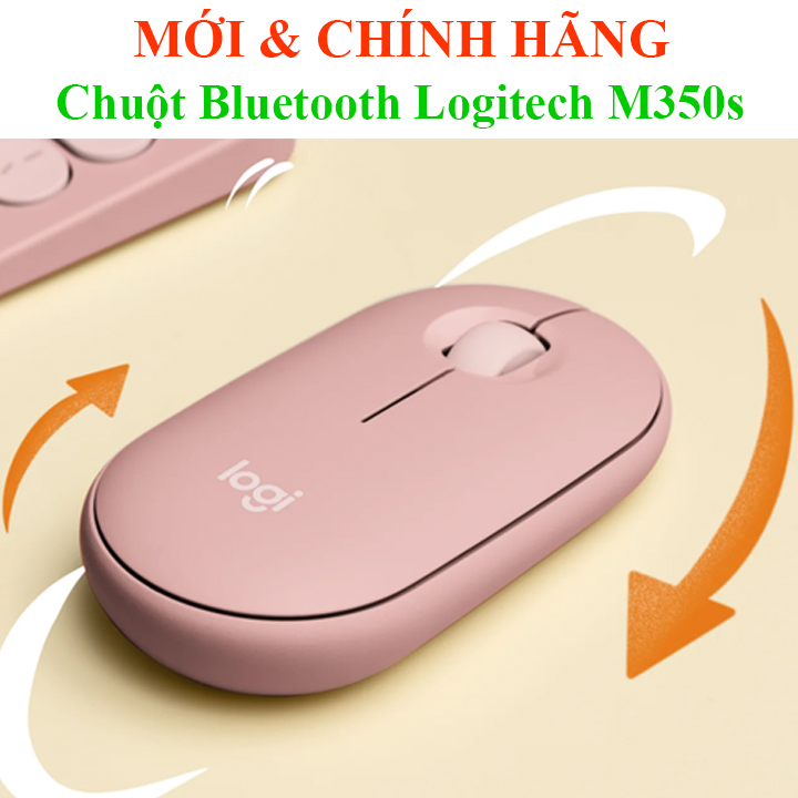 Chuột Bluetooth Logitech Pebble M350s M350 MỎNG ĐẸP Yên tĩnh, M240 M331