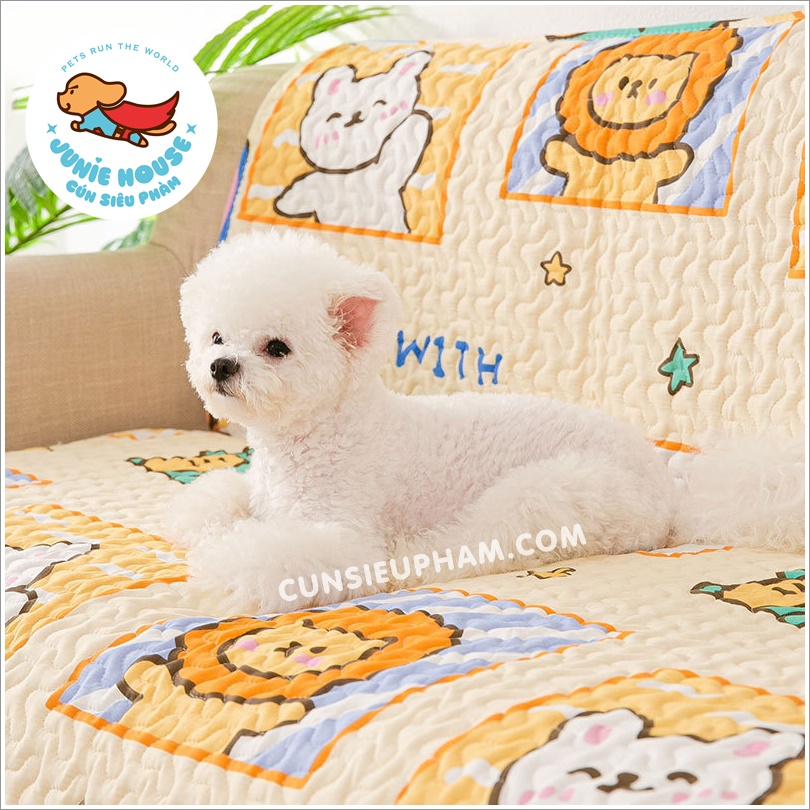 Thảm nệm bông êm ái cho chó mèo (chống thấm nước)