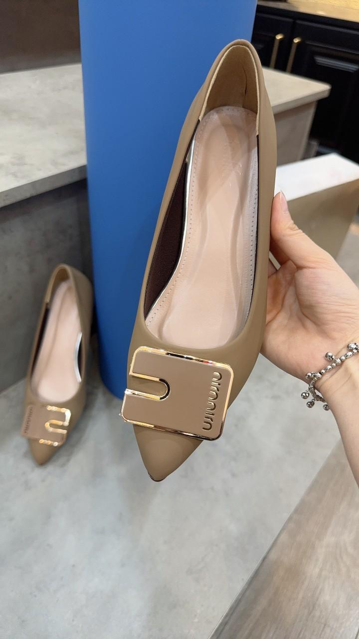 GIÀY BÚP BÊ CAO GÓT MŨI NHỌN - 3 PHÂN 5 PHÂN
