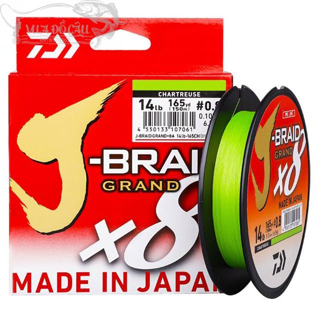 [Siêu rẻ siêu tốt] DÂY PE DAIWA J-BRAID GRAND X8