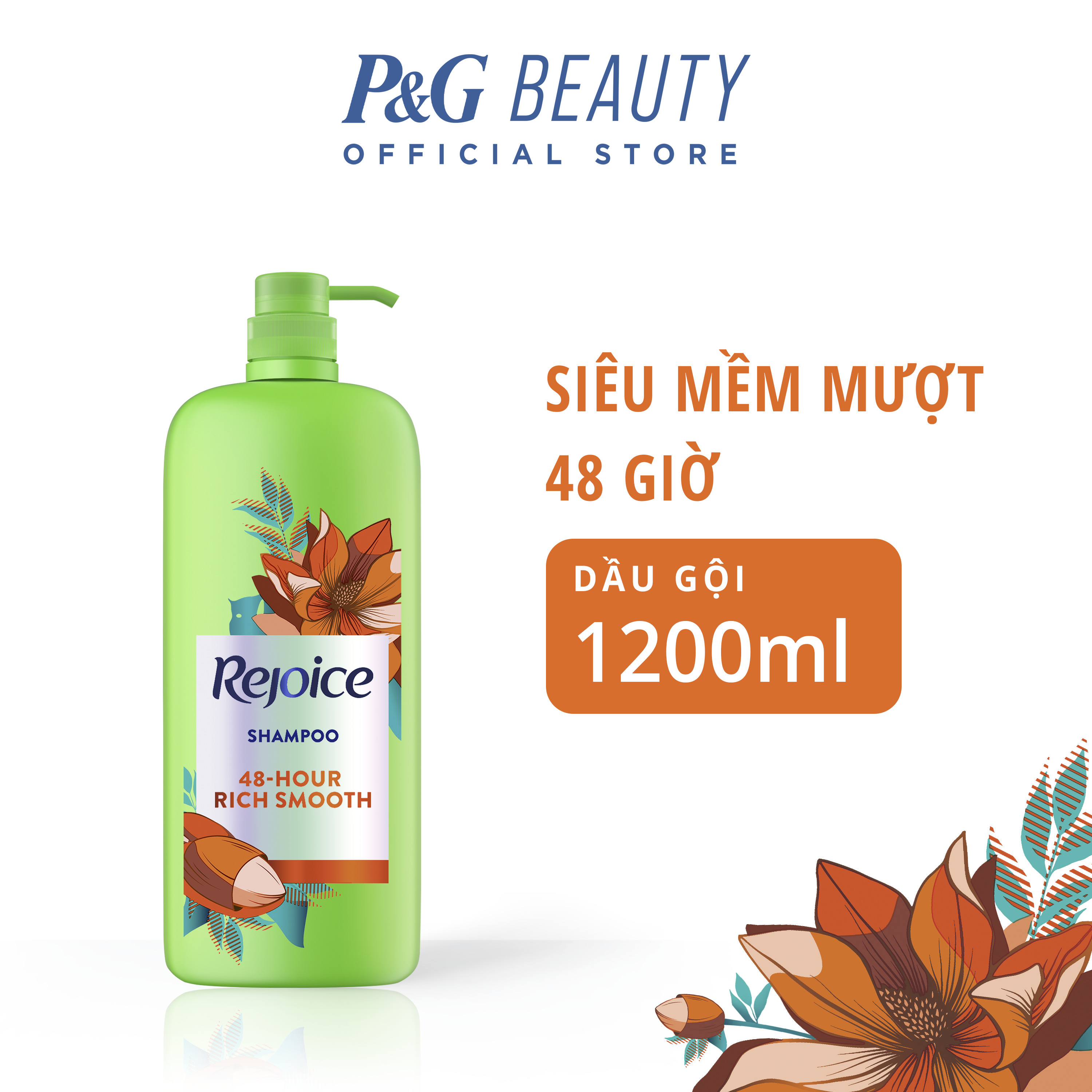 Dầu gội rejoice siêu mượt - chai 1200ml