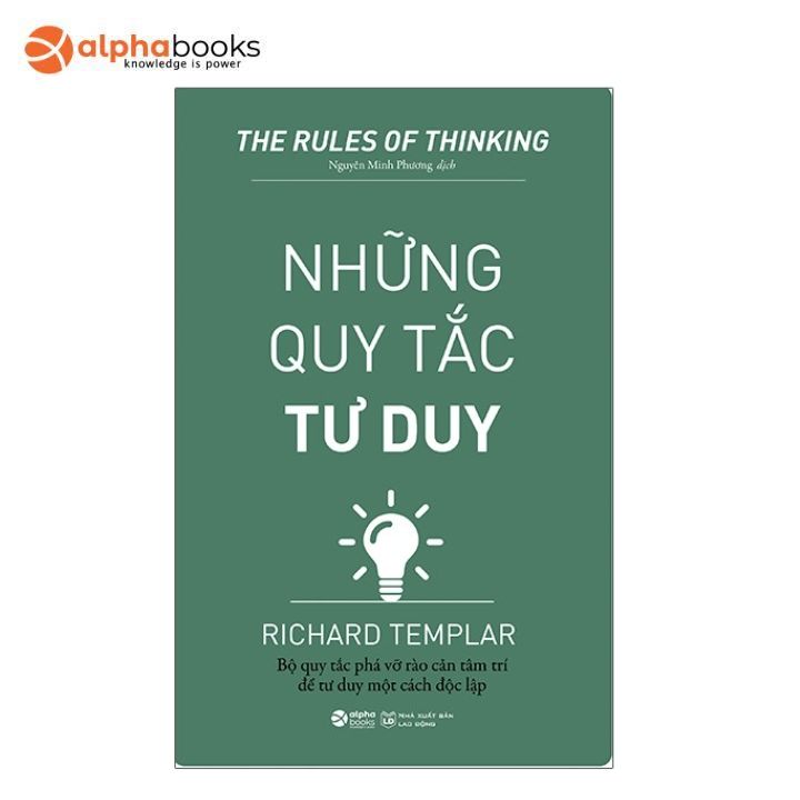 Sách Mới Alphabooks - Những Quy Tắc Tư Duy