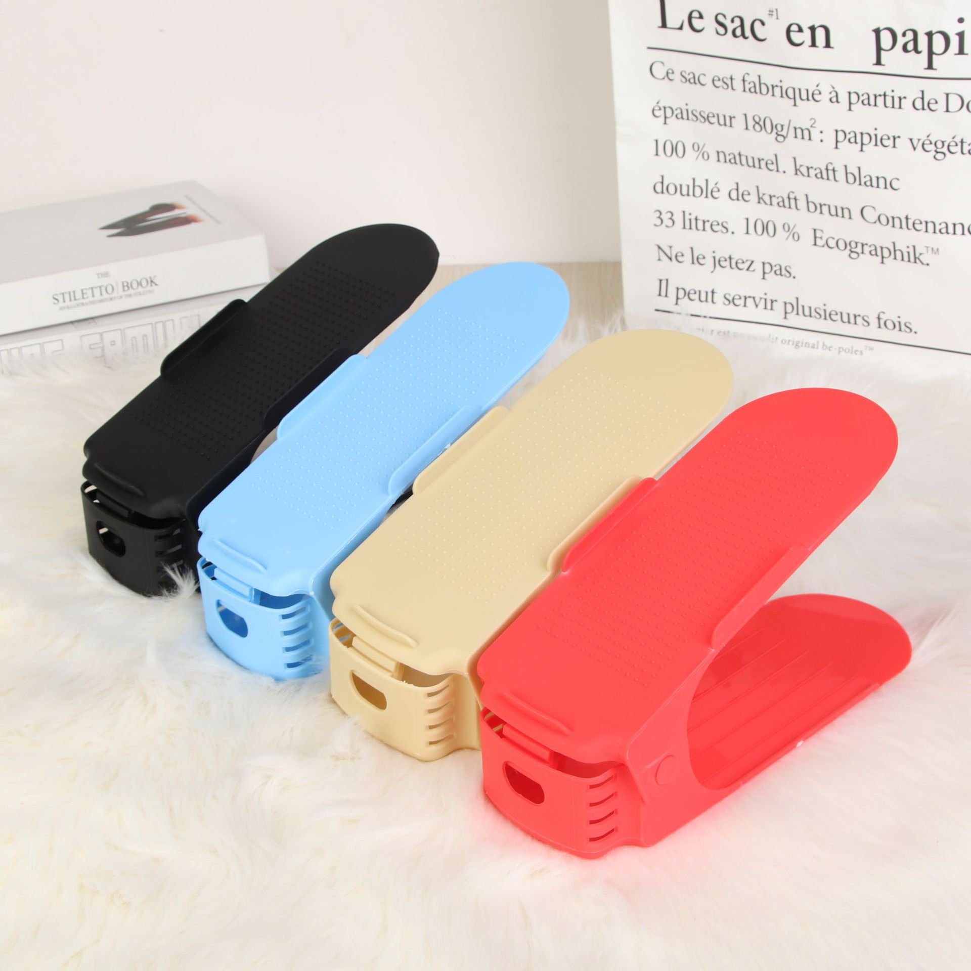 Giá đỡ để giầy dép, kệ để giày mini thông minh 3 mức điều chỉnh