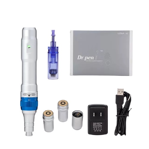 ( hàng chuẩn) Máy Phi Kim Lăn Kim Cấy Phấn Cấy Tảo Dr Pen A6