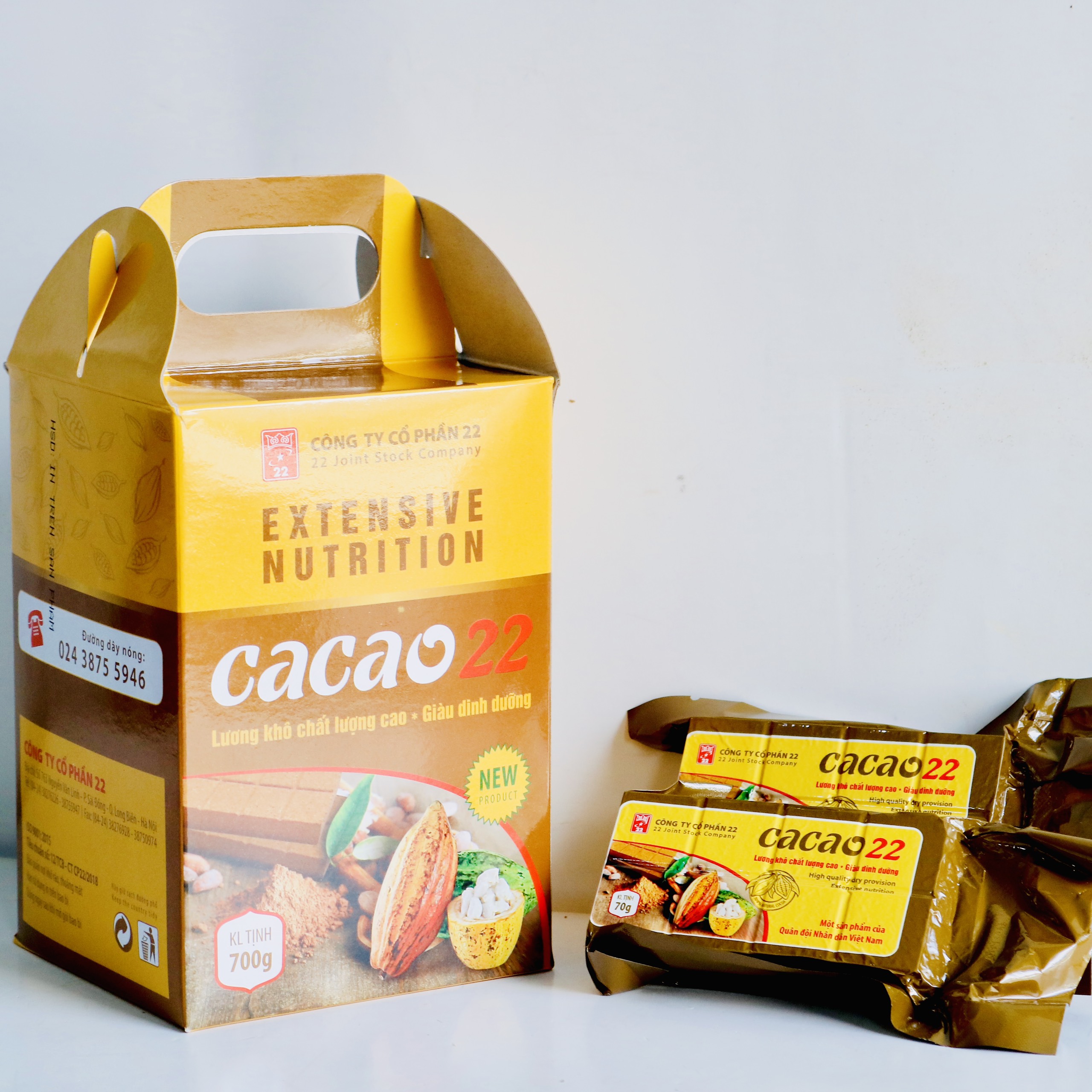 [HCM]2 Gói Lương Khô Cacao