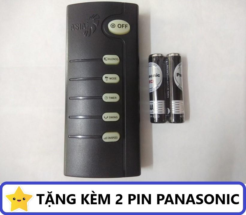Remote điều khiển quạt Asia + 2 pin AAA