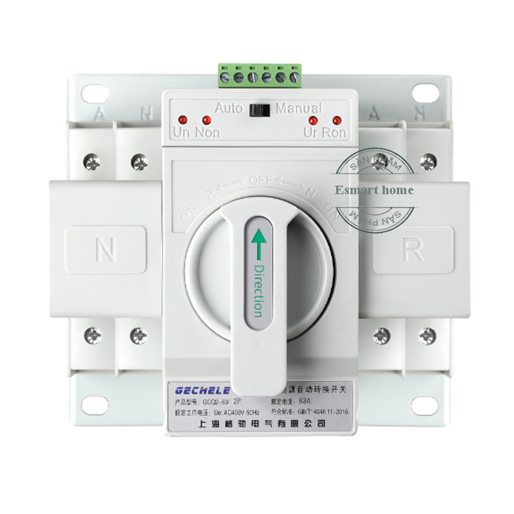 Cầu dao đảo chiều tự động ATS 2P 63A