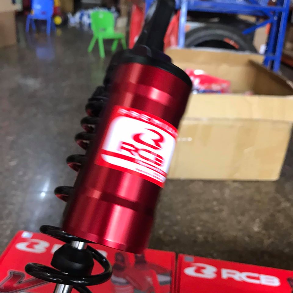 Phuộc sau bình dầu RCB gắn Wave, Dream MB2 Đen