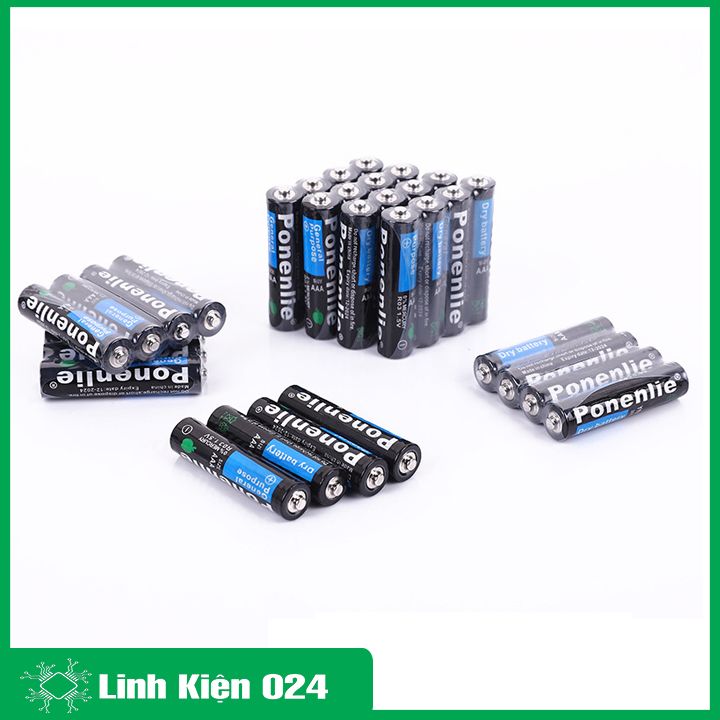 Bộ 2 viên pin 1.5V AA / AAA tùy chọn