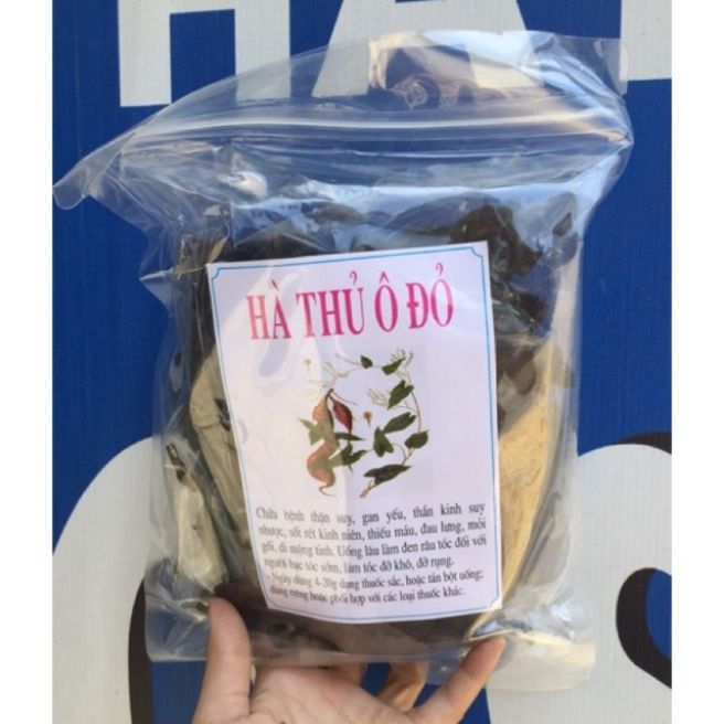 combo 2kg hà thủ ô đỏ đã chế đỗ đen