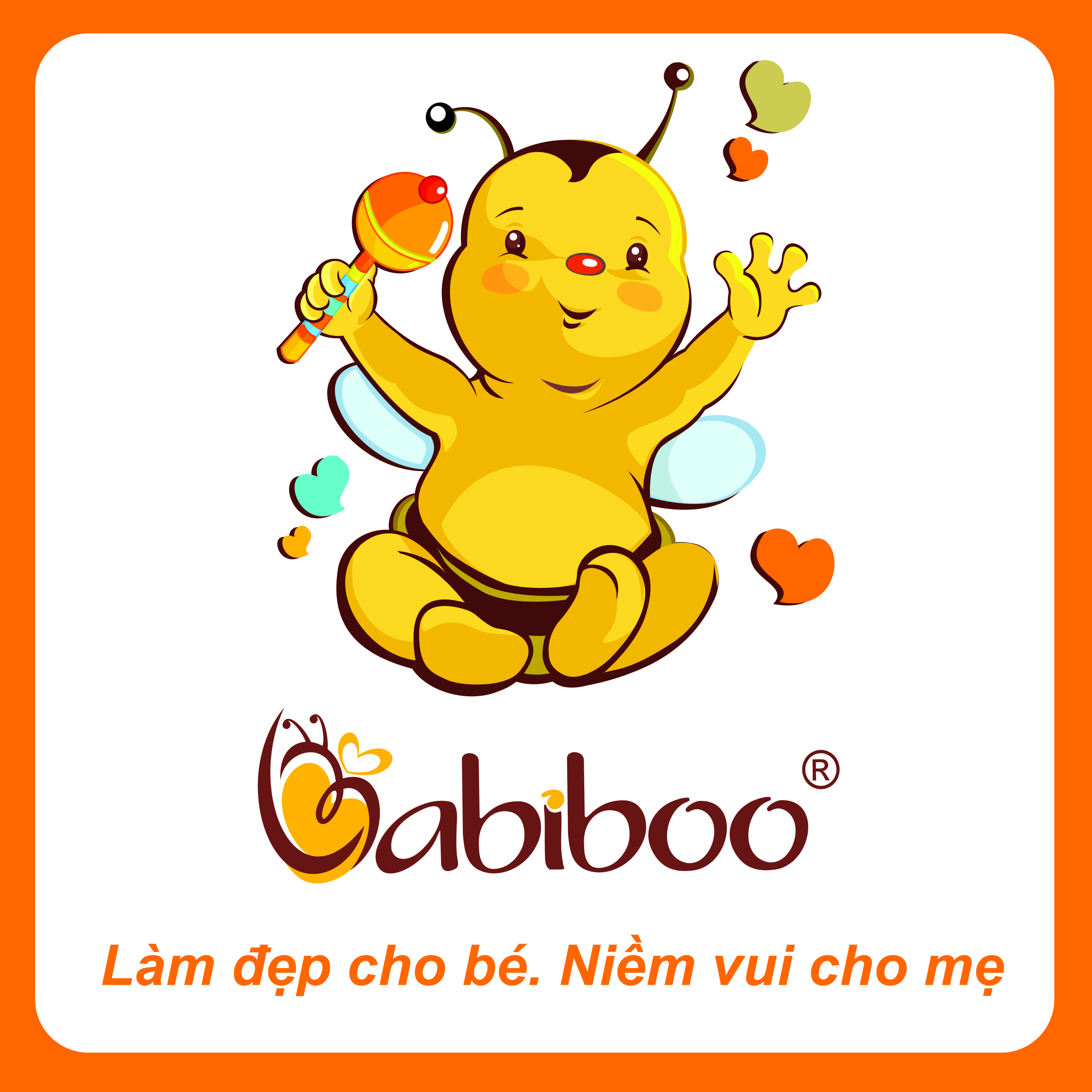 Núm ty silicone lỗ dẹp 2 cái/vĩ BABIBOO - BA815