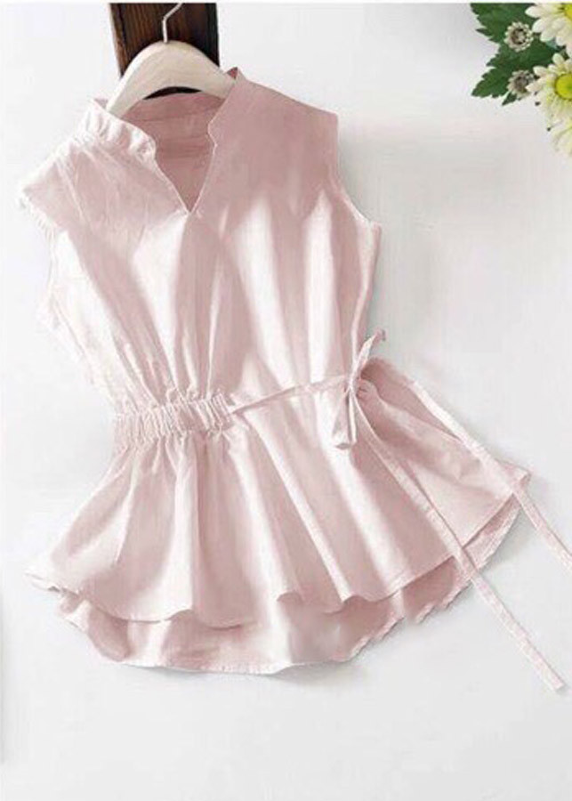 Áo kiểu nữ cổ V Style Hàn quốc nhẹ nhàng, nữ tính