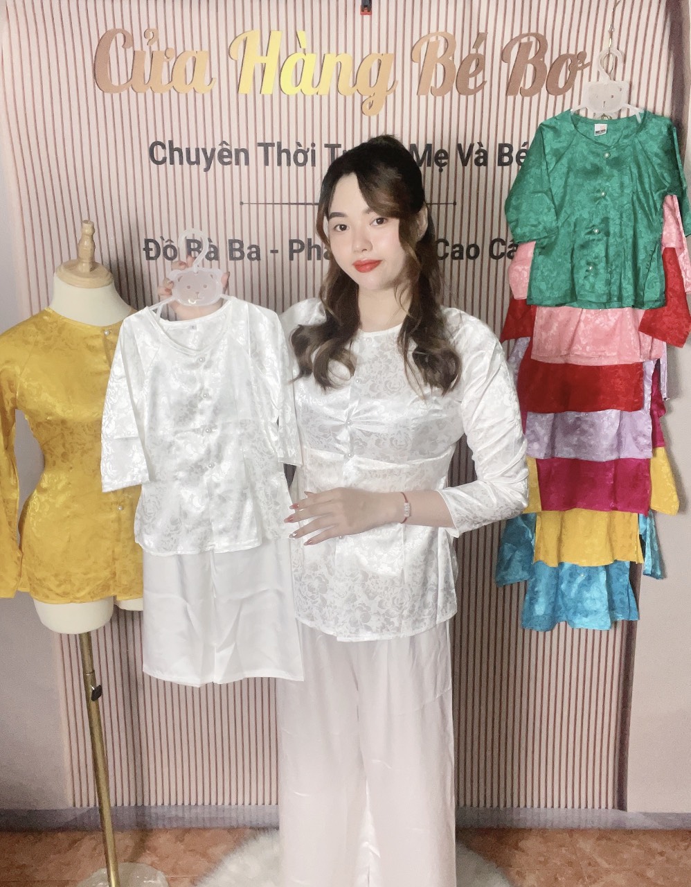 ÁO LẺ BÀ BA CƯNG XỈU CHO MẸ VÀ BÉ