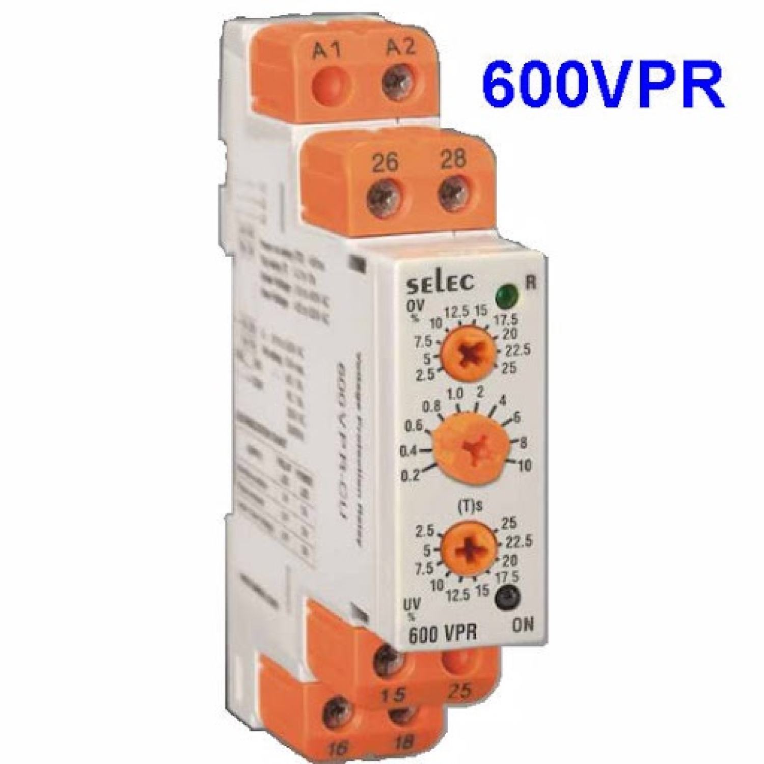 Rơ le bảo vệ điện áp 600VPR310 / 520 (3 pha) SELEC