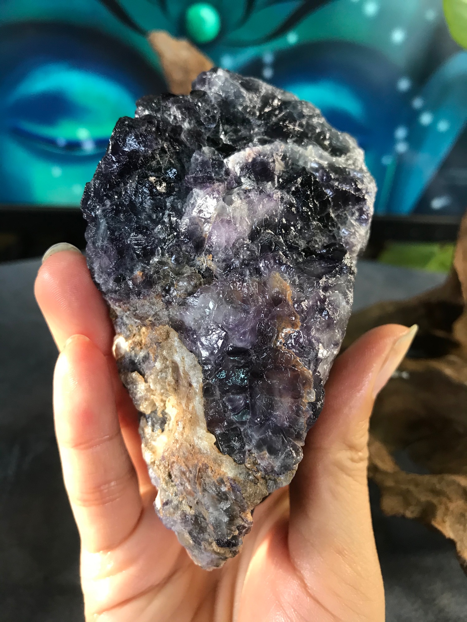 Đá Fluorite tự nhiên 0.7kg