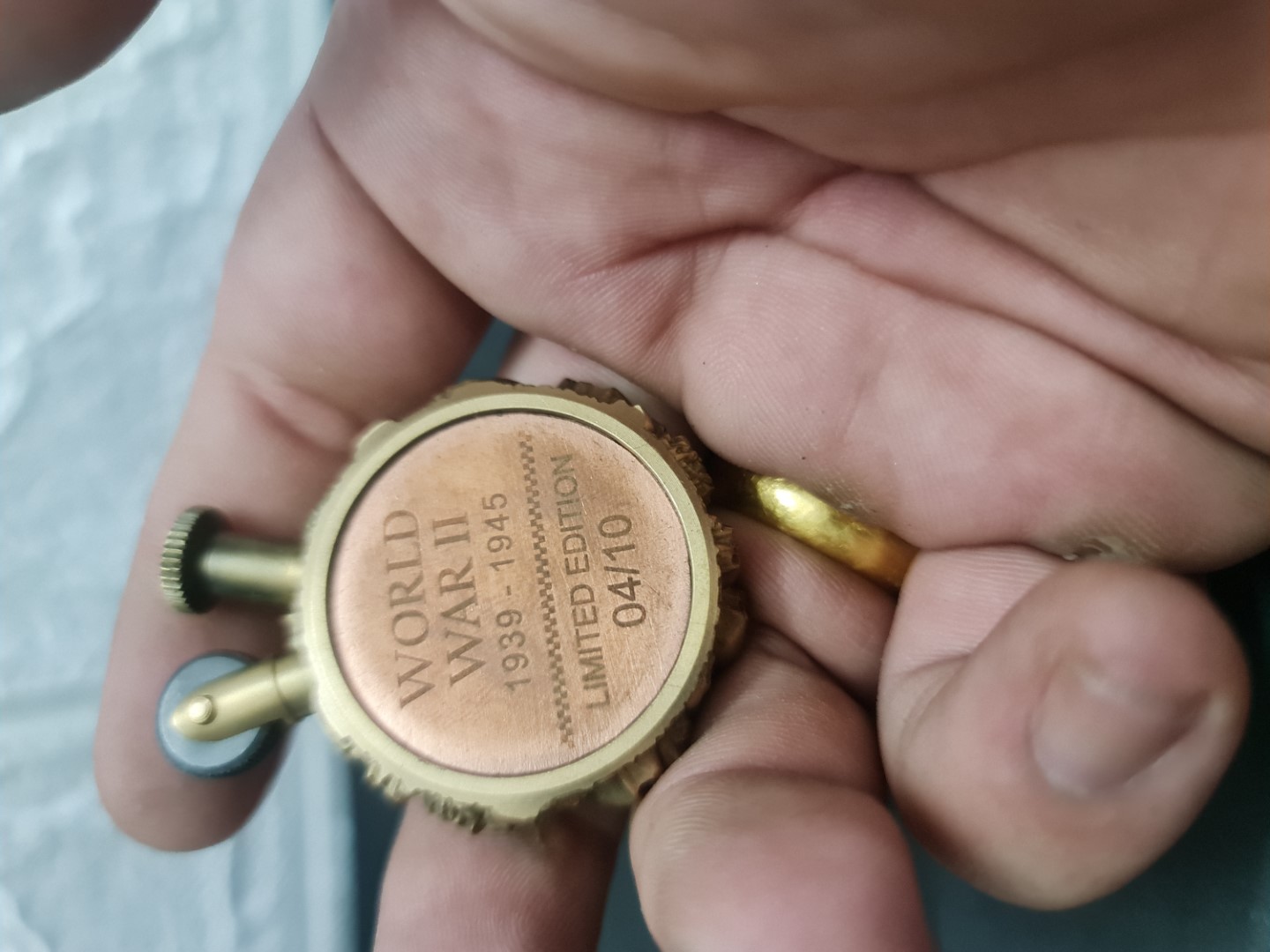 [HCM]Bật lửa hand made chất liệu đồng thau và đồng đỏ