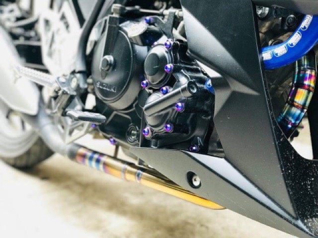 Ốc lốc máy cho Raider  Satria FI full lốc Titan Gr5 ( 27 con )