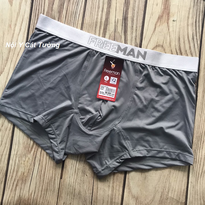 Quần Lót Nam Dạng Đùi Thun Lạnh FREEMAN Boxer ( giao màu ngẫu nhiên)