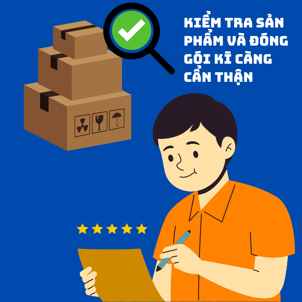 Dịch vụ kiểm tra sản phẩm trước và đóng gói kĩ càng cẩn thận
