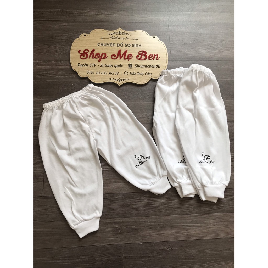 [HCM]Quần dài màu trắng 100% cotton
