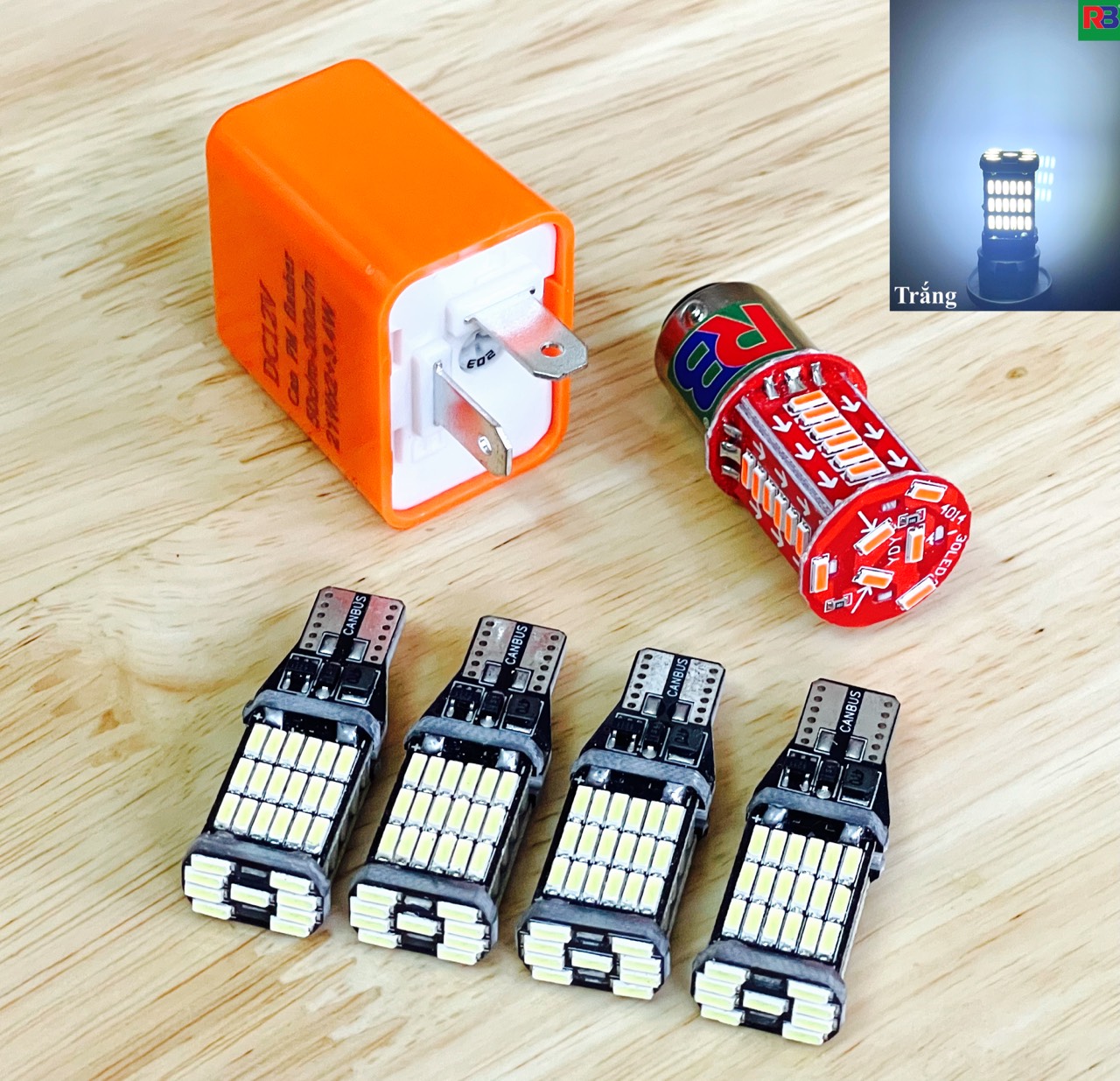 Đèn xi nhan xe máy, xi nhan led chân T15 T10, đèn lùi cho xe máy, ô tô