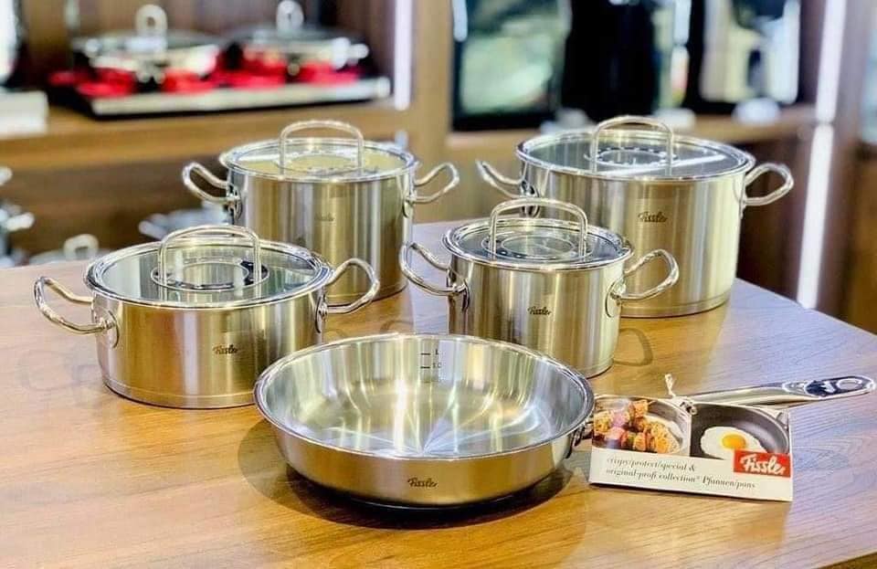 [Trả góp 0%][Hàng nội địa Đức] Bộ nồi Fissler Profi Original siêu cao cấp