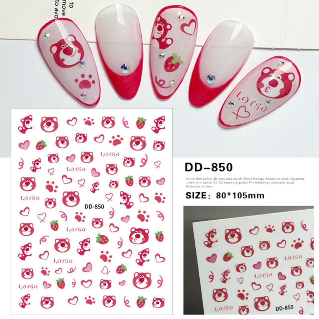 Sticker Dán Móng Nhiều Mẫu Mới Tháng 11/2023