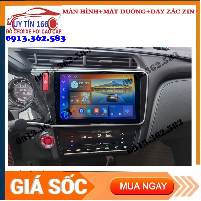 [Hỗ Trợ Lắp Đặt Tại Hà Nội] Màn hình ANDROID OLED WIFI RAM 2G ROM 32G cho xe HONDA CITY với âm thanh, hình ảnh sắc nét, trung thực, lắp camera lùi cho ô tô, đồ chơi xe hơi, đầu dvd cho xe ô tô, SHOP UY TÍN 166