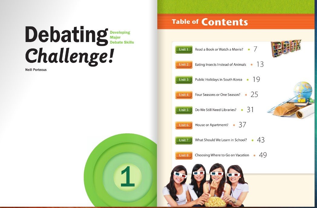 Bộ debating challenge 3q in màu laser kèm audio, answer key