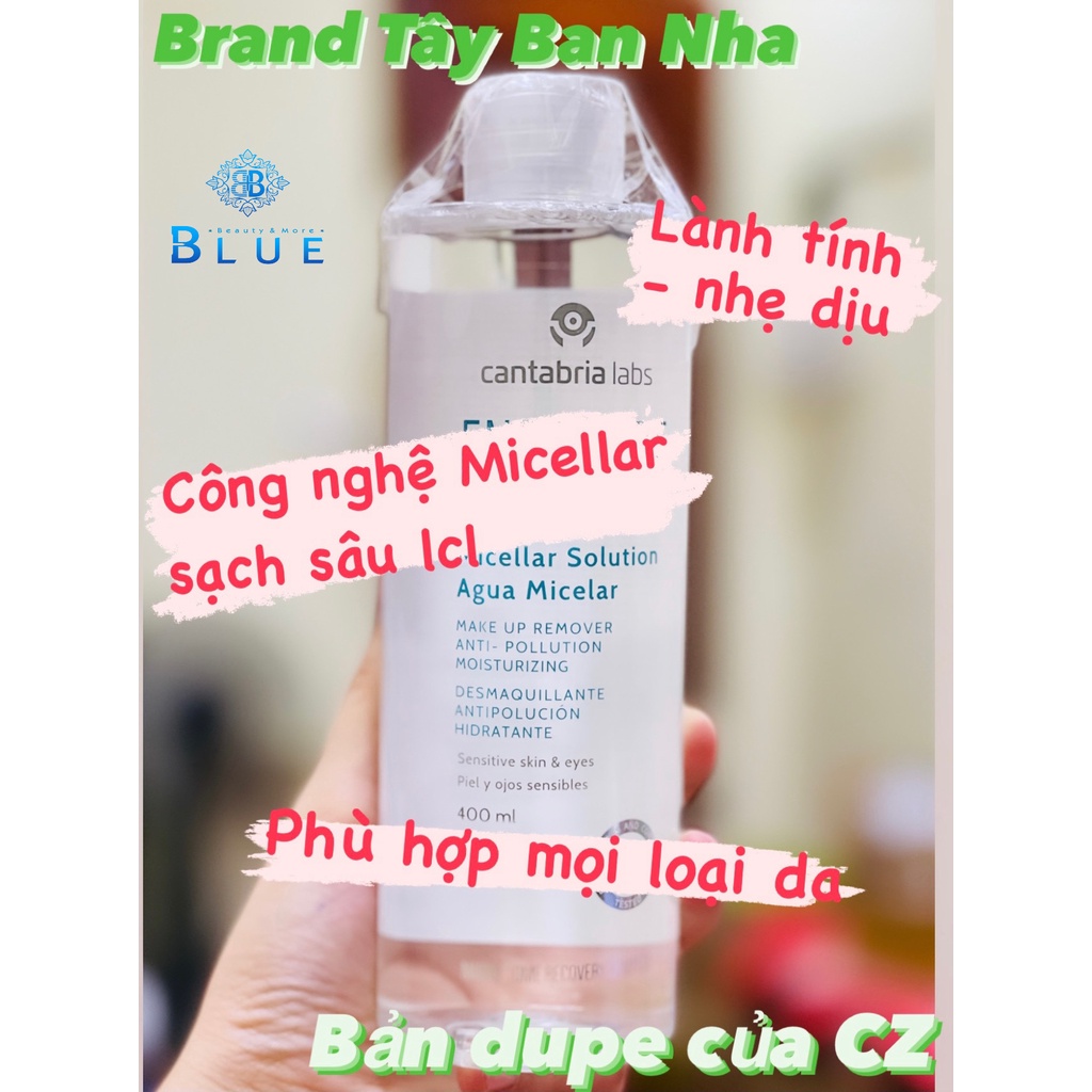 Nước tẩy trang Endocare Hydractive Micellar Solution Agua Micelar 400ml