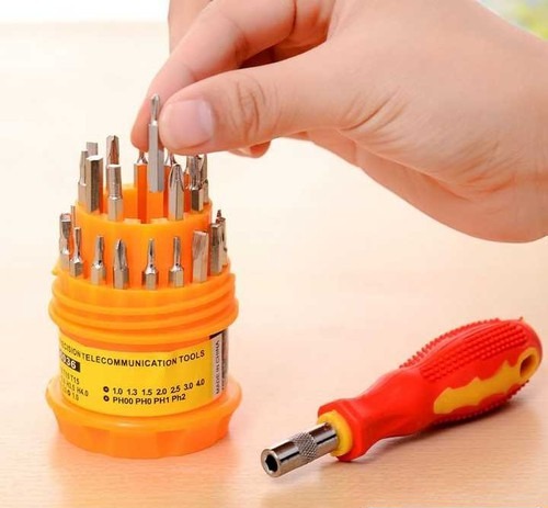 [HCM]BỘ VÍT ĐA NĂNG 31 ĐẦU tua vít tiện lợi tô vít tròn nhiều đầu vích đủ đầu trọn bộ đồ nghề cho thợ tuốc nơ vít xịn giá rẻ chất lượng cao cấp tiện lợi đồ vặn ốc 31 món đồ nghề sửa chữa điện thoại tiện ích