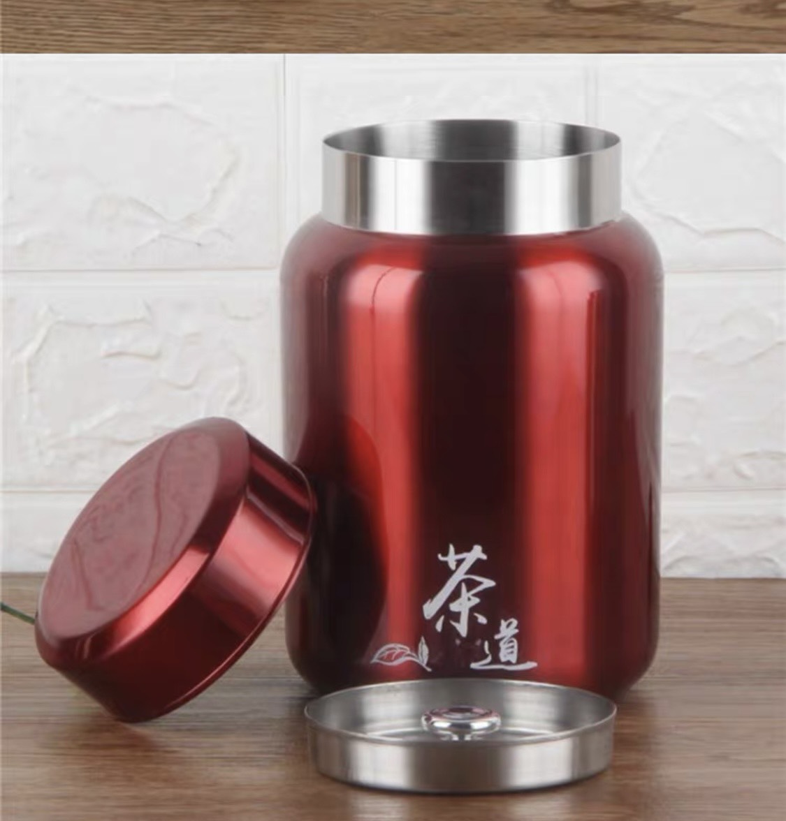 Hộp đựng trà inox 304 | lọ đựng chè siêu bền chống bám vân tay | lọ đựng 2 lạng chè