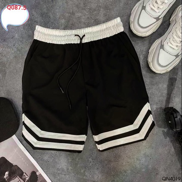 [HCM]Quần short 2V unisex line sọc đủ size về hàng