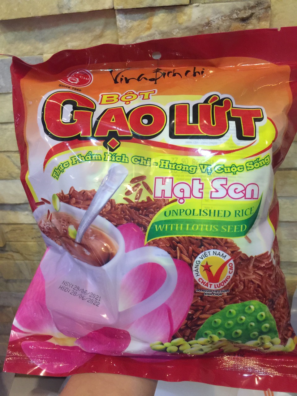 BỘT GẠO LỨT HẠT SEN BÍCH CHI 350G
