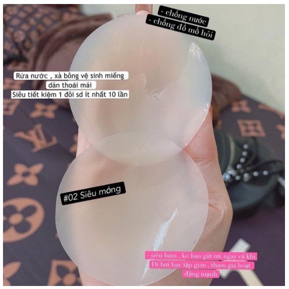 Áo Dán Ngực 💓💓 ZOZO 0125 💓 💓 Miếng Dán Tàng Hình
